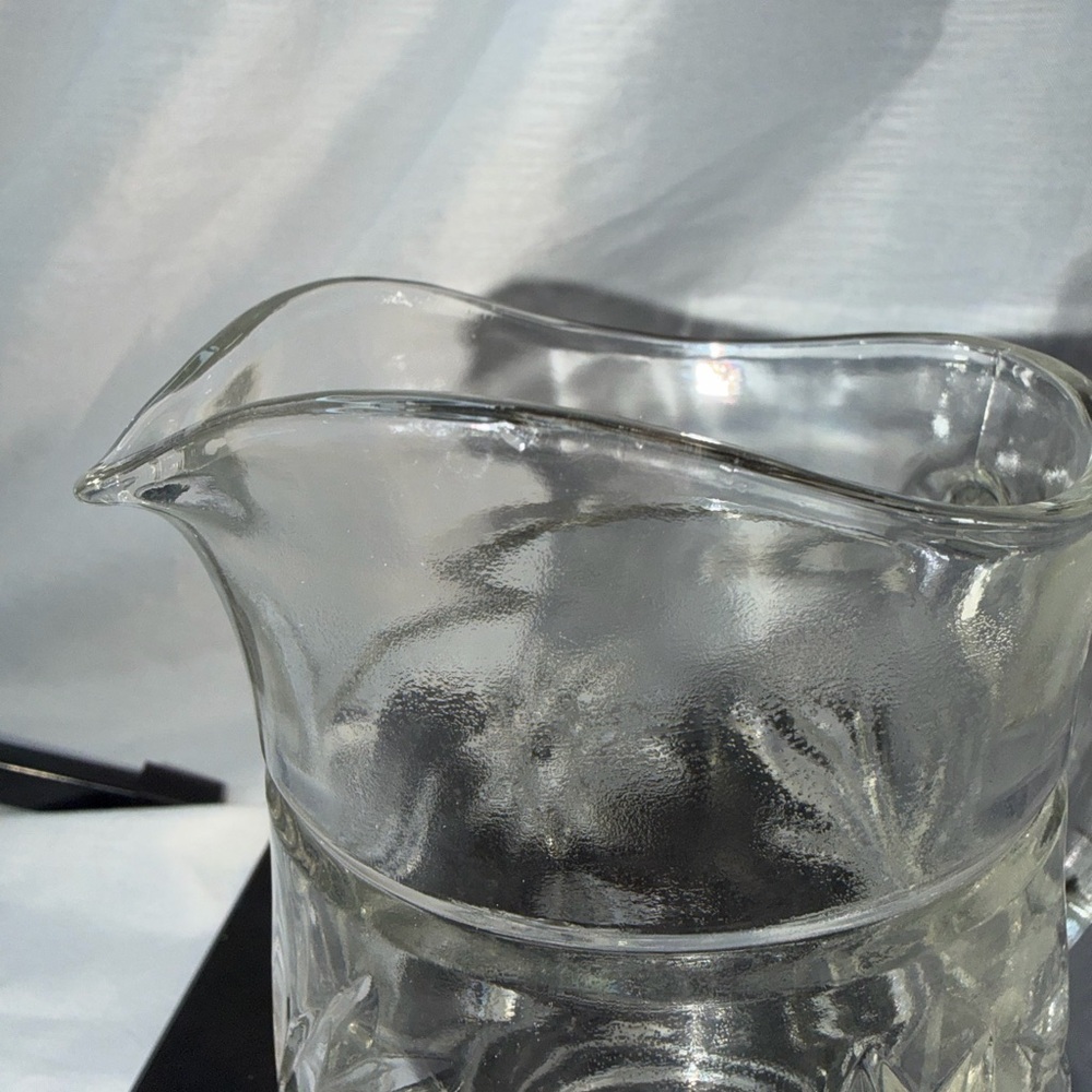 Vintage Anchor Hocking Star of David Glass Pitcher - Picture 10 of 10